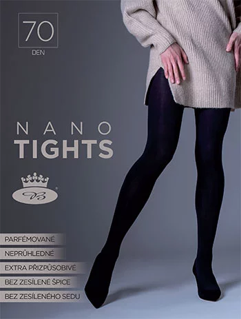 punčochové kalhoty NANO tights 70 nero