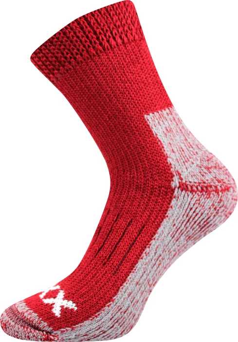 ponožky Alpin rubínová