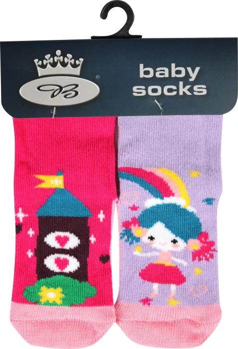 ponožky Dora ABS hrad+princezna
