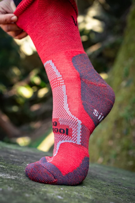ponožky Granit 43-46 EU červená