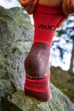 ponožky Granit červená