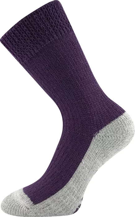 ponožky Spací fialová