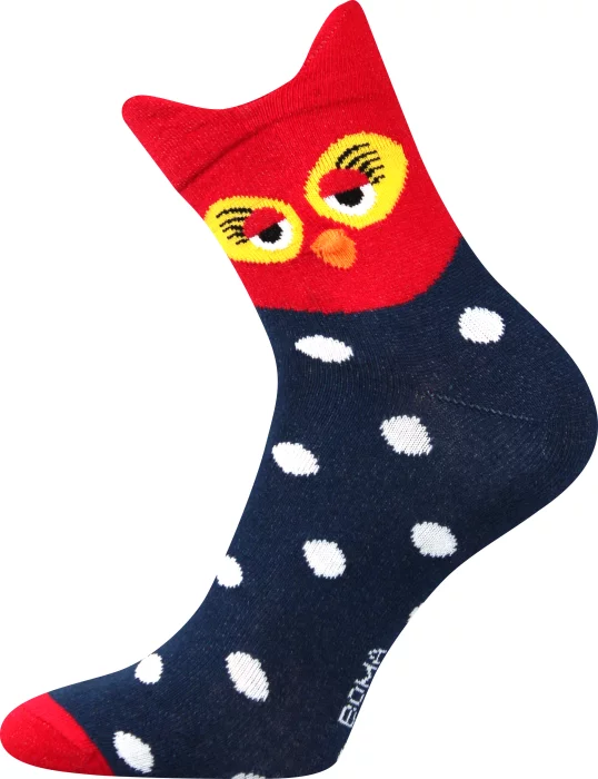 ponožky Xantipa 34 - 3D sovičky