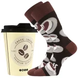 ponožky Coffee káva