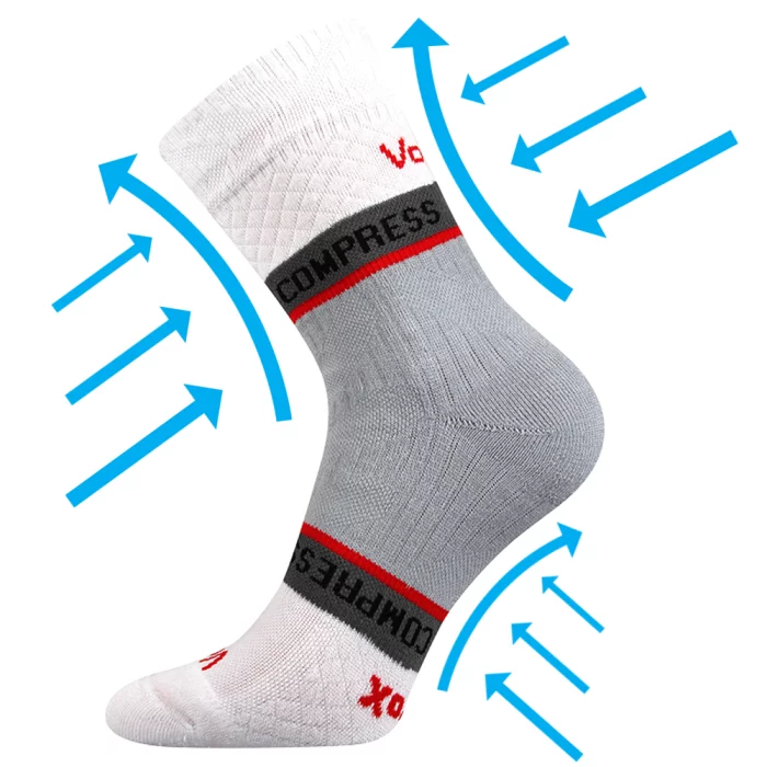 ponožky Fixan bílá