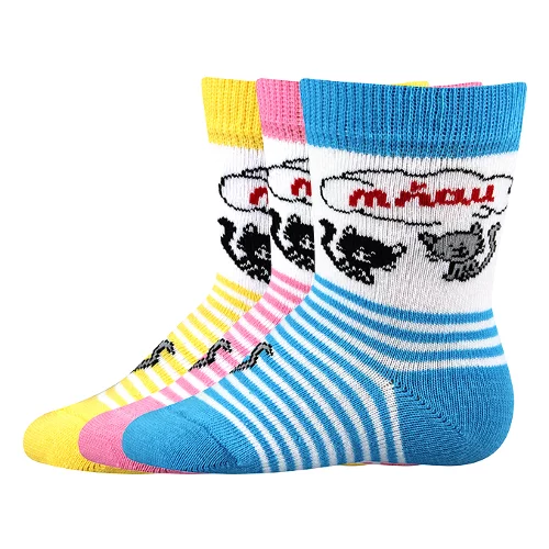 ponožky Mia mix barevné