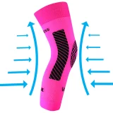kompresní návlek Protect koleno neon růžová