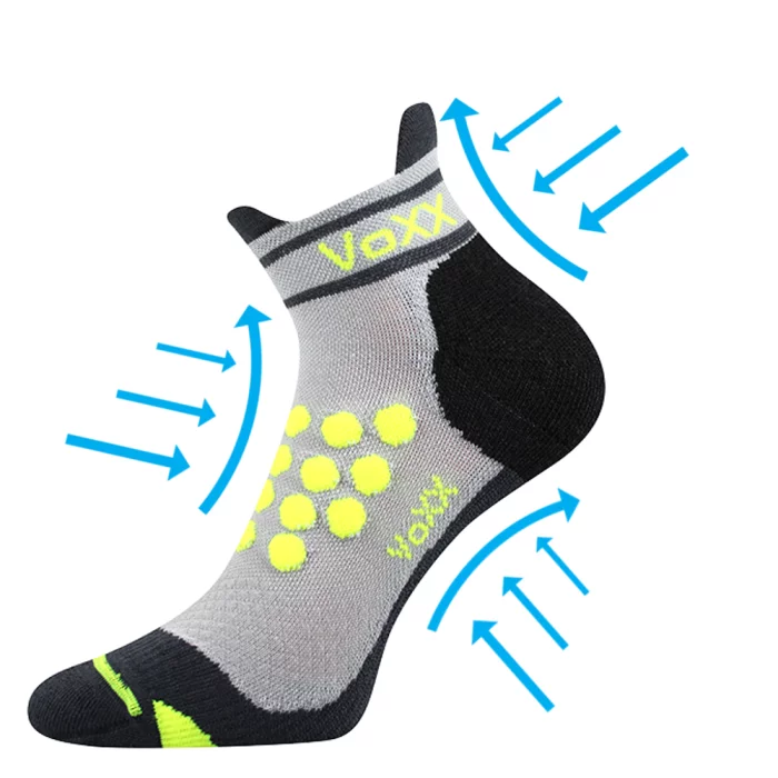 kompresní ponožky Sprinter světle šedá