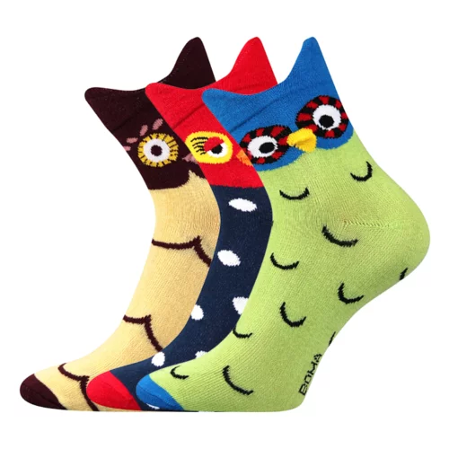 ponožky Xantipa 34 - 3D sovičky
